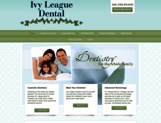 ivyleaguedental.com screenshot