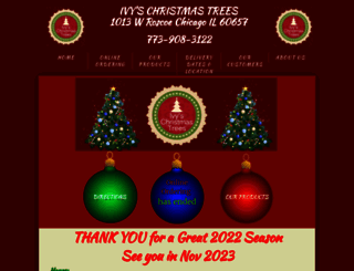 ivyschristmastrees.com screenshot