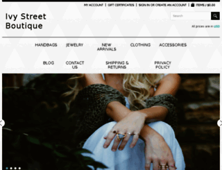 ivystreetboutique.com screenshot