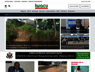 iwacu-burundi.org screenshot