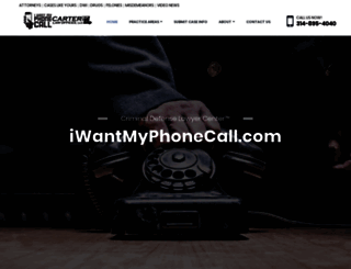 iwantmyphonecall.com screenshot