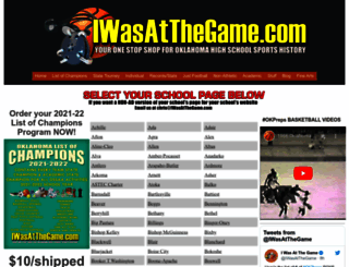 iwasatthegame.com screenshot