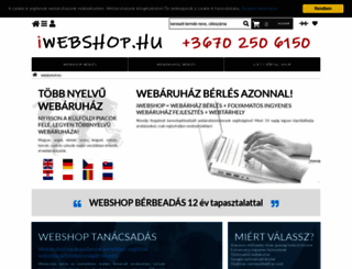 iwebshop.hu screenshot