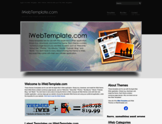 iwebtemplate.com screenshot