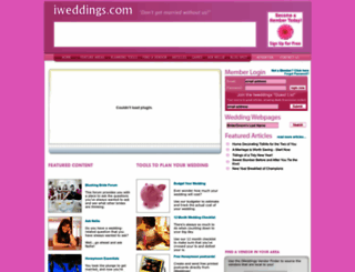 iweddings.com screenshot