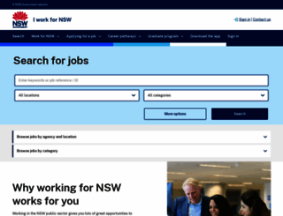 iworkfor.nsw.gov.au screenshot