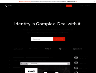 ixam.auth0.com screenshot