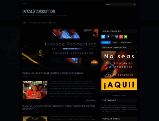 ixposedcorruption.net screenshot