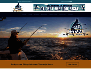 ixtapasportfishing.com screenshot