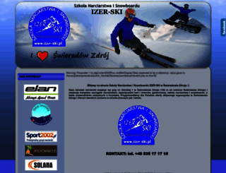izer-ski.pl screenshot