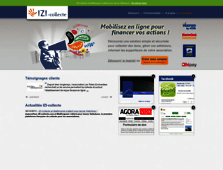 izi-collecte.com screenshot