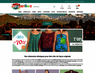 izia-ethnic.com screenshot