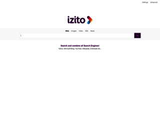 izito.co.uk screenshot