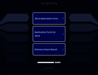 izmir2014.org screenshot