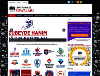 izmirkolejfiyatlari.com screenshot