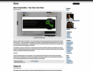 izoca.wordpress.com screenshot