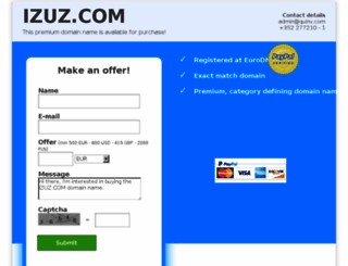 izuz.com screenshot