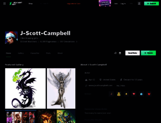 j-scott-campbell.deviantart.com screenshot