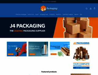 j4packaging.co.uk screenshot