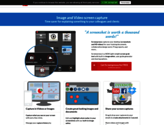 ja.screenpresso.com screenshot