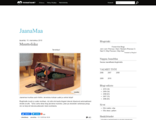 jaanamaa.vuodatus.net screenshot