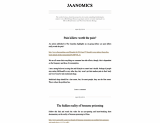 jaanomics.wordpress.com screenshot