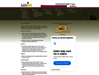jabbim.cz screenshot