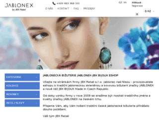 jablonex.inshop.cz screenshot