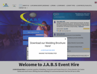 jabsevents.com screenshot