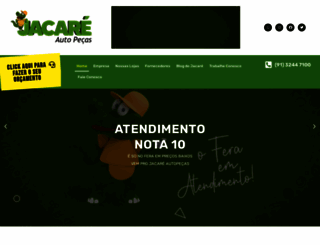 jacareautopecas.com.br screenshot