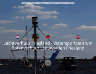 jachtverhuurfriesland.nl screenshot