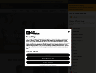 jack-wolfskin.ie screenshot