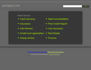 jackgag.com screenshot