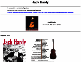 jackhardy.com screenshot