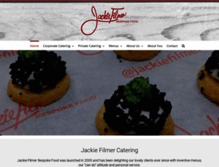 jackiefilmercatering.com screenshot