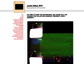 jackiekilledjfk.webs.com screenshot
