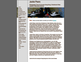jackiepeers.com screenshot