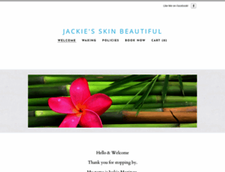 jackiesskinbeautiful.com screenshot