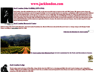 jacklondon.com screenshot