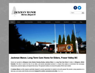 jackmanmanor.com screenshot