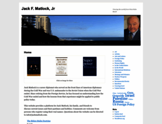 jackmatlock.com screenshot