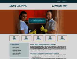 jackscleaning.com screenshot