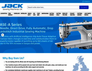 jacksewingmachines.co.uk screenshot