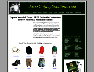 jacksgolfingsolutions.com screenshot
