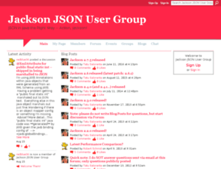 jackson-users.ning.com screenshot