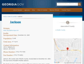 jackson.georgia.gov screenshot