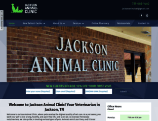 jacksonanimalvet.com screenshot