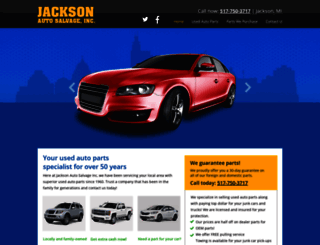 jacksonautosalvage.net screenshot