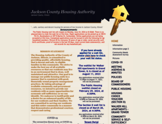 jacksoncountyhousingauthority.org screenshot