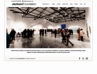 jacksonfoundationgallery.com screenshot